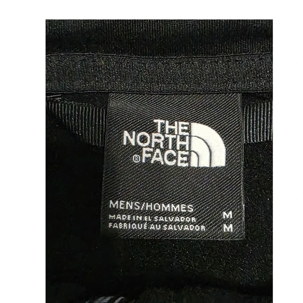 The North Face Mens Black Quarter Zip Pullover‎ Fleece Jacket Size Medium M